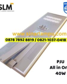 Lampu PJU Solar Cell All in One 40 Watt Philips