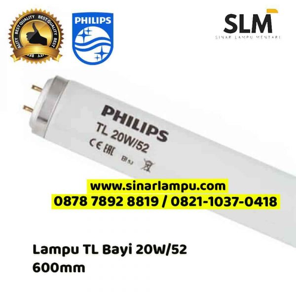 Lampu TL Bayi Sinar Biru 20W/52 Philips