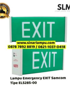 Lampu Emergency EXIT Samcom Tipe ELS28S-00