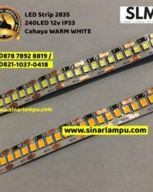 LED Strip 2835 240LED 12v IP33 Cahaya WARM WHITE