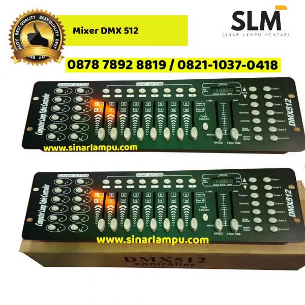 Mixer DMX 512 Controller Lampu - Sinar Lampu Mentari