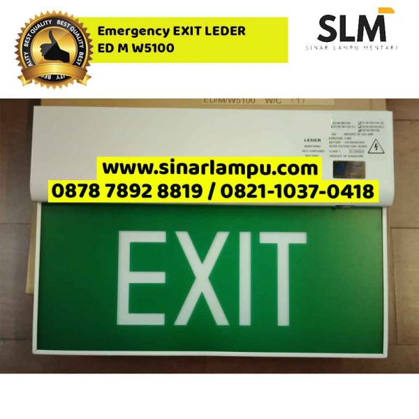 Emergency EXIT LEDER ED M W5100