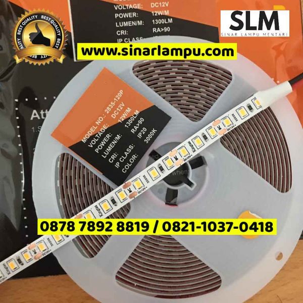 Lampu LED Strip 12V 120LED Indoor - Sinar Lampu Mentari