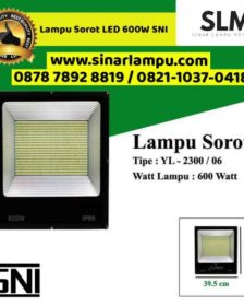 Lampu Sorot LED 600W SNI