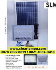 Lampu Sorot LED Floodlight 180 Watt Solar Panel