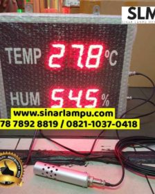 Display Temperatur Suhu dan Humidity
