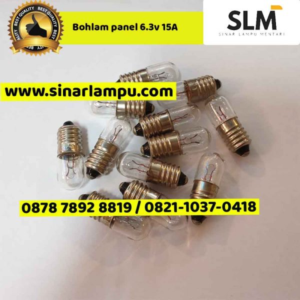 Lampu Bohlam Panel Indikator 63v 15a Sinar Lampu Mentari