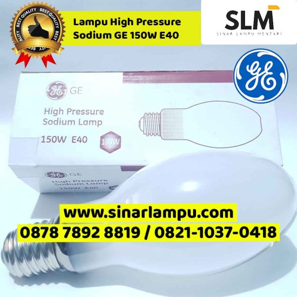 Lampu High Pressure Sodium GE 150W E40