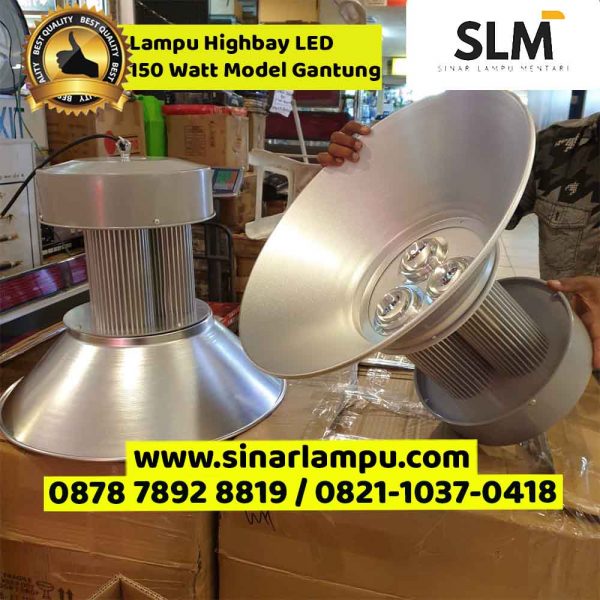 Lampu Highbay Led Watt Model Gantung Sinar Lampu Mentari