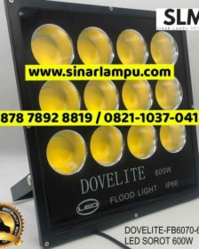 Lampu Sorot LED 600 Watt Dovelite IP66 Cahaya Putih