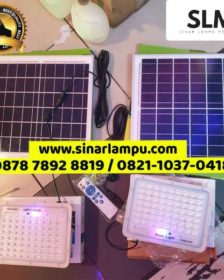 Lampu Sorot LED 120W Solar Panel + Remote Control