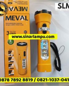 Lampu Senter Tangan Rechargeable komplit dengan Lampu Tidur 4LED