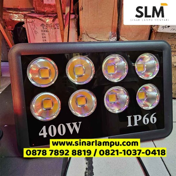 Lampu Sorot 400 Watt High Power LED + Reflektor Mangkok