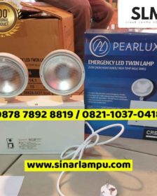 Lampu Emergency Twin Lamp 2x3 watt LED Pearlux