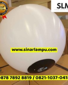 Lampu Taman Bulat Ceper Dia. 50cm Akrilik Polytelin