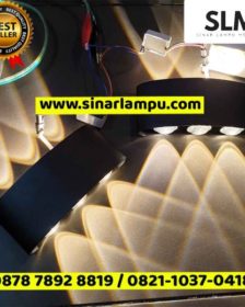 Lampu Sorot Dinding 6mata x 1watt Kuning Warmwhite