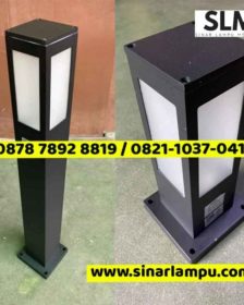 Lampu Pilar Taman Kotak Susu Tinggi 80cm dan 30cm