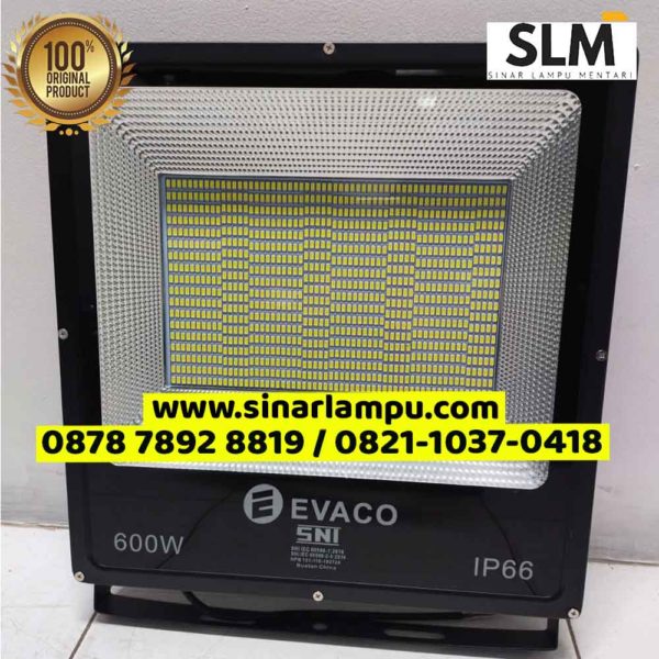 Lampu Sorot LED 600 Watt Evaco IP66 SNI