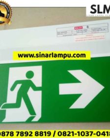 Lampu Emergency LED Orang Lari Tanda Panah Balco