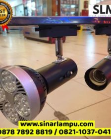 Lampu Spotlight Rell LED 35 Watt + Rell 1 Meter Hitam