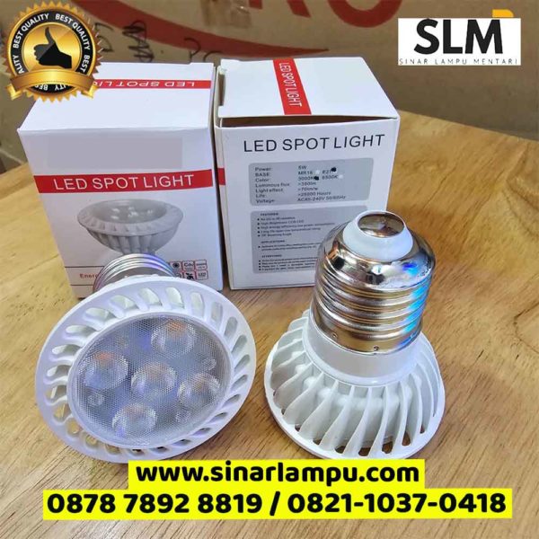 Lampu Bohlam E27 LED 5 Watt 5mata 3000K 6500K