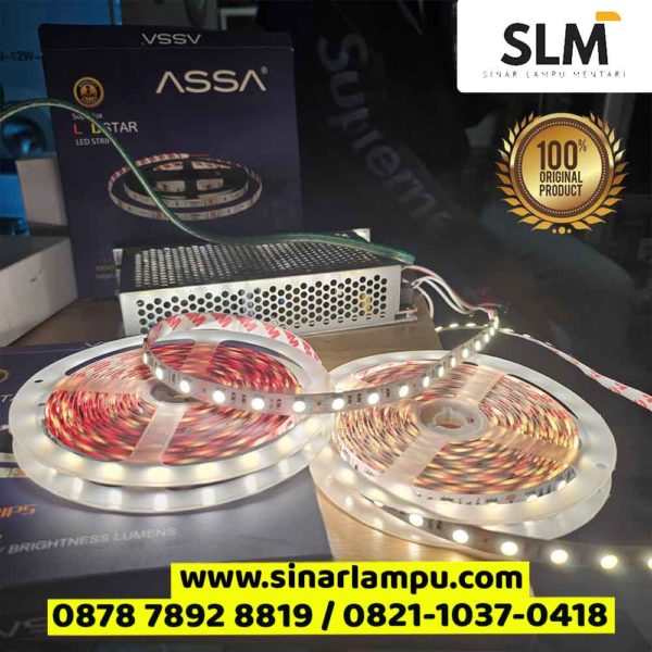 Lampu LED Strip ASSA LEDStar SMD 5050 5m 12v 4000K IP33