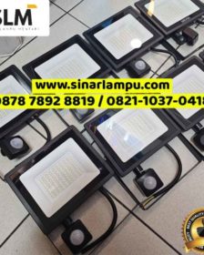 Lampu Sorot LED 50 Watt Sensor Gerak Cahaya Putih