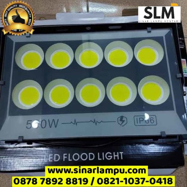 Lampu Sorot LED Floodlight COB 500 Watt 10mata IP66