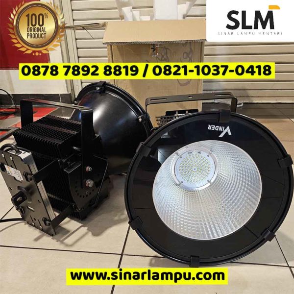 Lampu Sorot Corong VINDER LED Floodlight Cube 300W 6500K