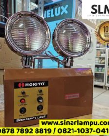 Lampu Emergency Mata Kucing Hokito 2x6 watt LED