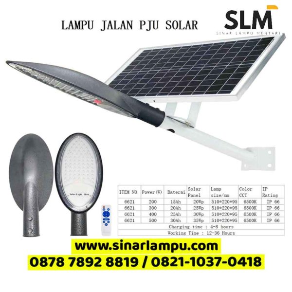 Lampu Jalan PJU Solar Cell / Solar Panel 500 watt