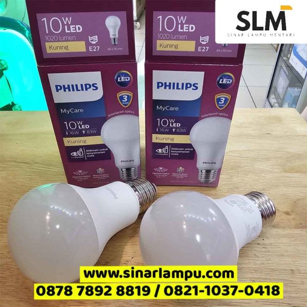 Lampu Bohlam LED Bulb 10 watt Philips 1020 Lumen