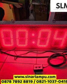 Lampu Display Jam Count Up 4 Digit 8 Inch