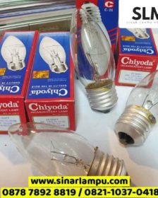 Lampu Candle Chiyoda 25W E27 kaca Clear 220-240V 50/60Hz