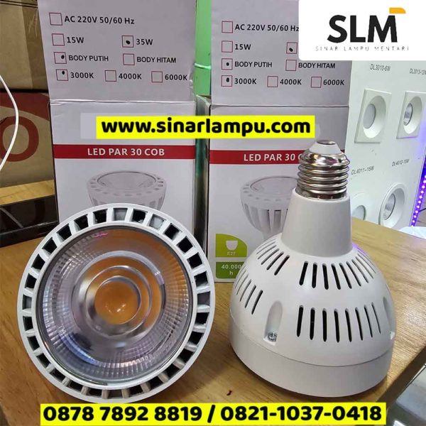 Lampu PAR30 LED 35 Watt COB 3000K 4000K 6000K