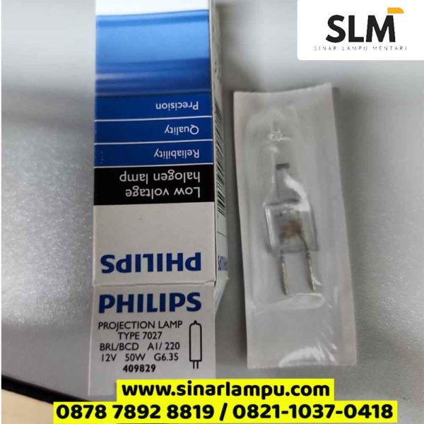 Lampu Projection Lamp Philips 50W 12V G6.35