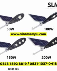 Lampu Jalan Cobra Solar Panel 50W 100W 150W 200W