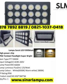 Lampu Sorot 1000 Watt High Power LED IP66