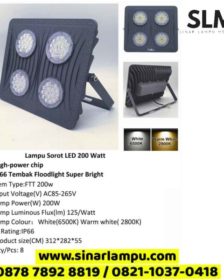 Lampu Sorot 200 Watt High Power LED IP66
