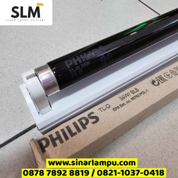 Kap Lampu UV BLB 36 Watt Philips 120cm