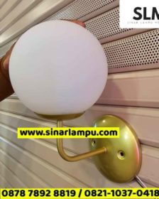 Lampu Hias Dinding Model Bulat Bola Diameter 20cm