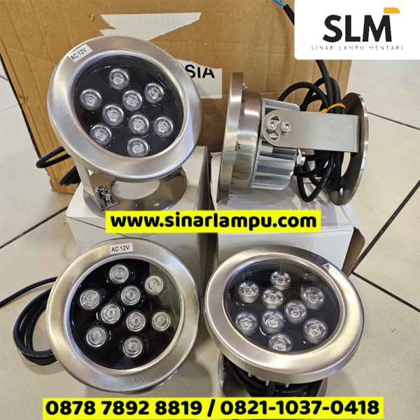 Lampu Kolam Renang 9 Watt RGB AC 12 Volt