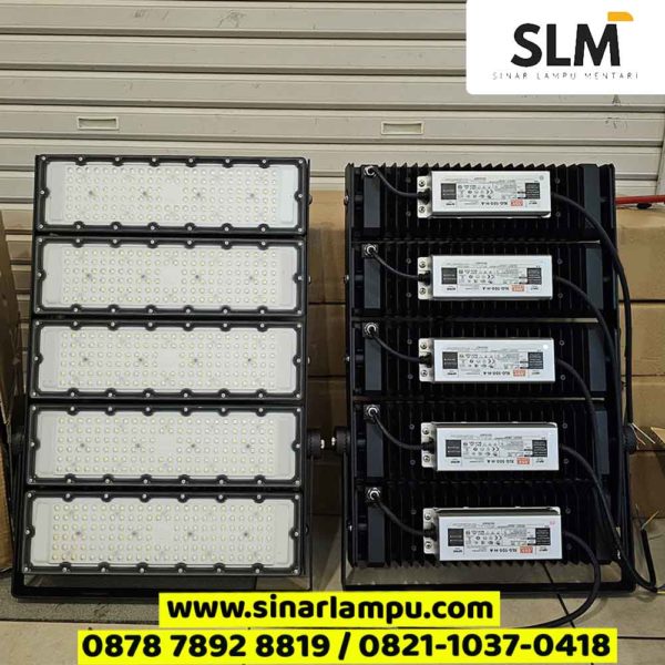 Lampu Sorot LED 500 Watt Superbright Trafo Meanwell