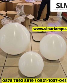 Lampu Taman Bulat Akrilik Polytelin Dia. 30cm 40cm 50cm