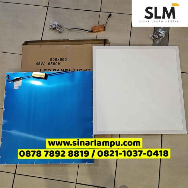 Lampu Plafond LED Panel 60x60cm 48 Watt 6500K SNI