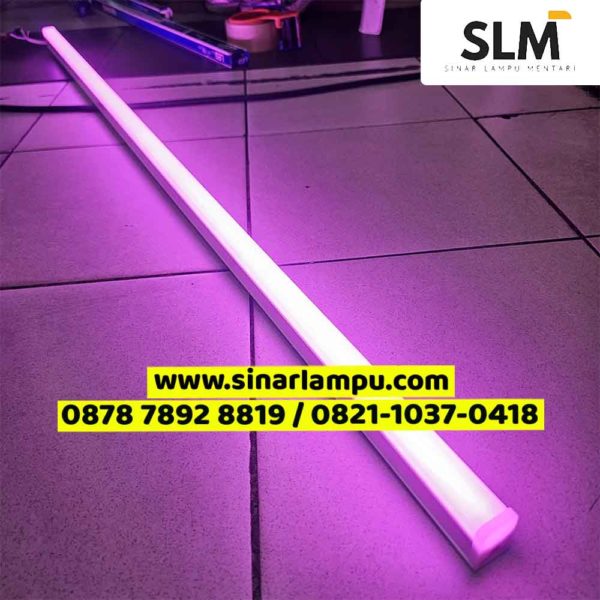 Lampu T5 LED 16 Watt Panjang 120cm Warna Pink