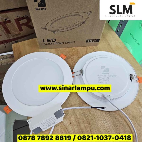 Lampu LED Panel Welite 18 Watt 6inch 68006TP