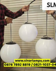 Lampu Bulat Akrilik Polytelin untuk Gantung Diameter 30cm