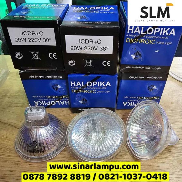 Lampu Halogen Halopika 20 Watt 220 Volt