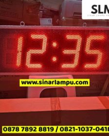 Lampu Jam Display Digital (Jam : Menit) 4 Digit 8 Inch